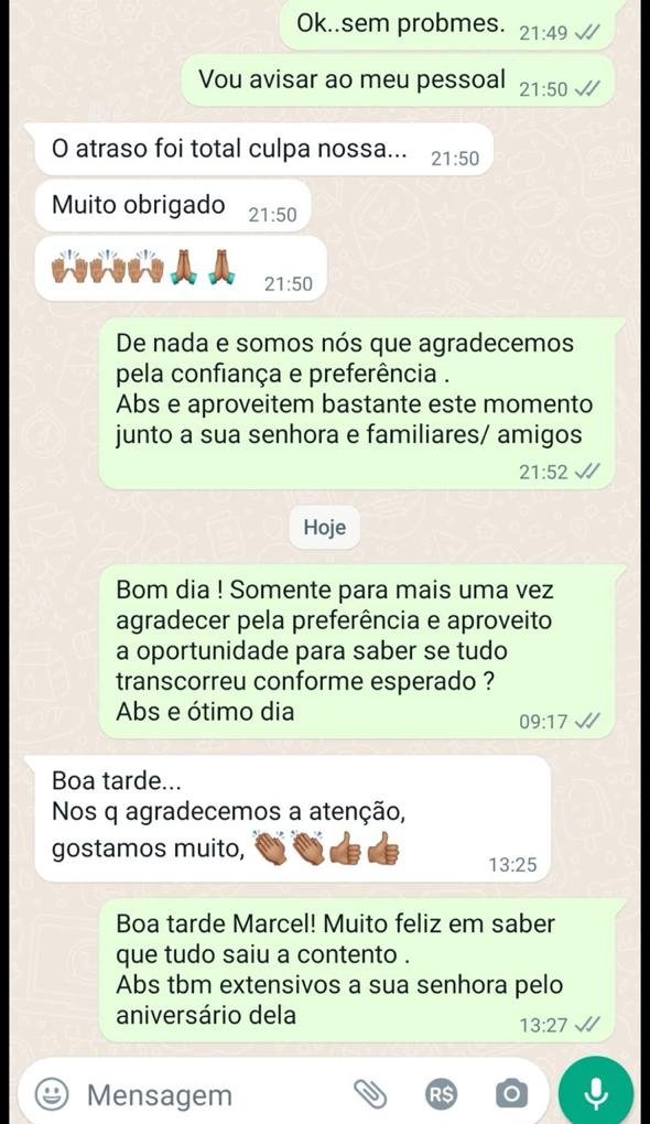 Depoimento real do cliente Marcel sobre o passeio