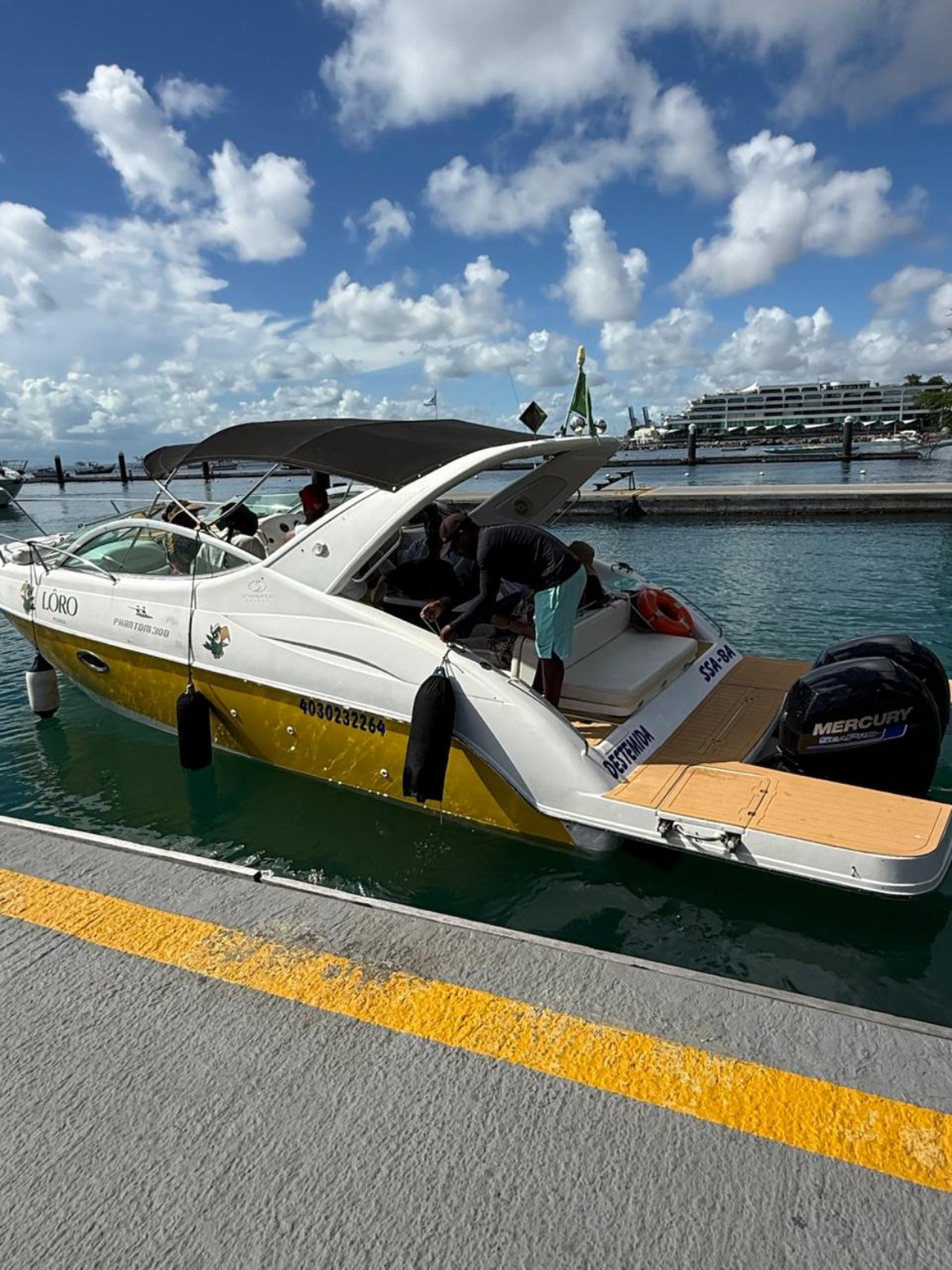 Embarque na Bahia Marina, Salvador
